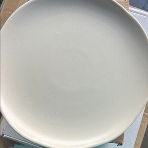 OAK Cream Dinner Plate